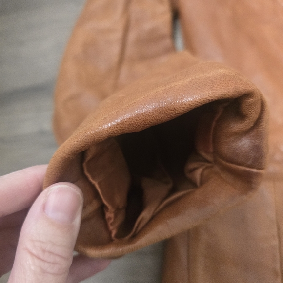 Sheep Mates Leather Womens Blazer Heritage Cottagecore Cabincore Streetwear - Picture 5 of 15